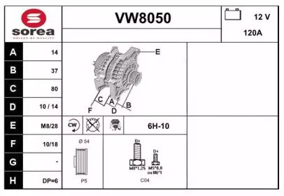 SNRA VW8050