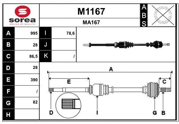 SNRA M1167