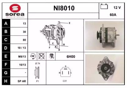 SNRA NI8010