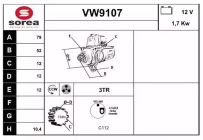 SNRA VW9107