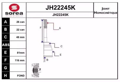 SNRA JH22245K