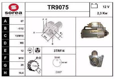 SNRA TR9075