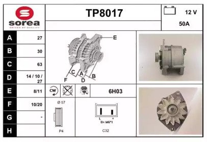 SNRA TP8017