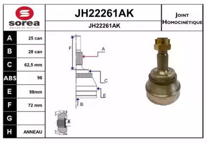 SNRA JH22261AK