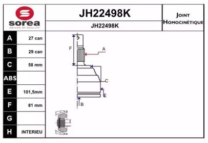 SNRA JH22498K