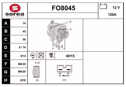 SNRA FO8045