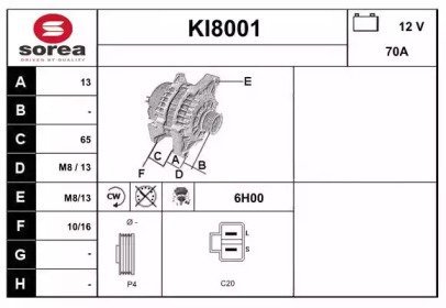 SNRA KI8001