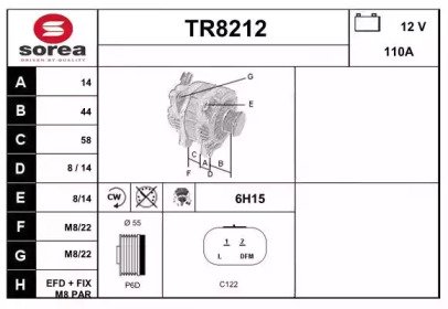 SNRA TR8212