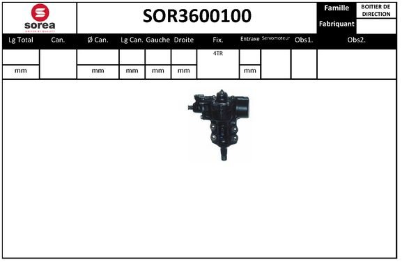 SNRA SOR3600100