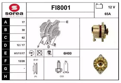 SNRA FI8001