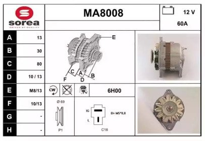 SNRA MA8008