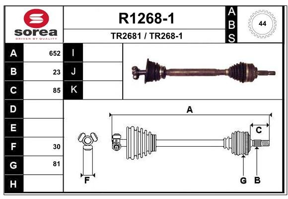 SNRA R1268-1 SNRA R1268-1