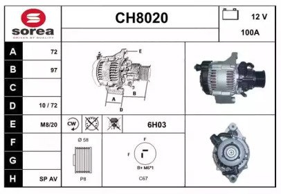 SNRA CH8020