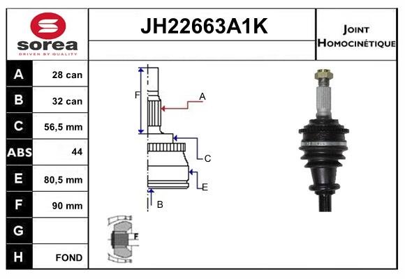 SNRA JH22663A1K