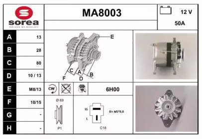 SNRA MA8003