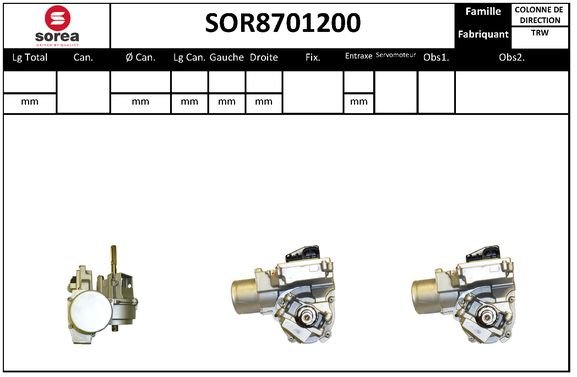 SNRA SOR8701200