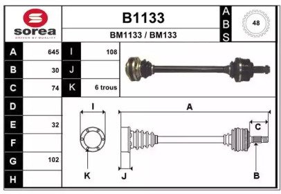 SNRA B1133