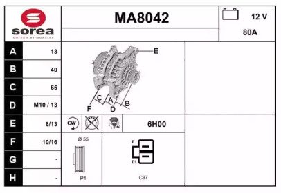 SNRA MA8042