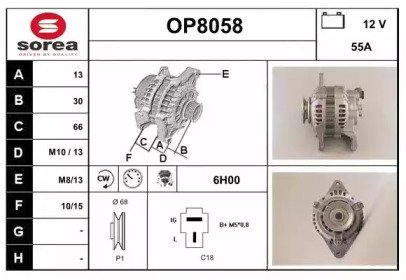 SNRA OP8058