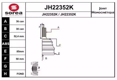 SNRA JH22352K