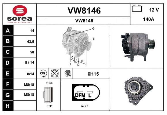 SNRA VW8146