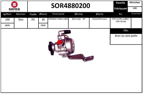 SNRA SOR4880200