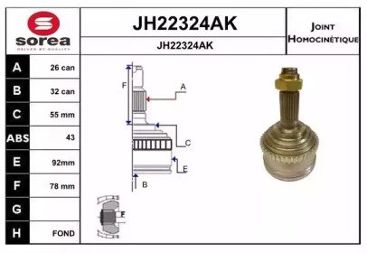 SNRA JH22324AK