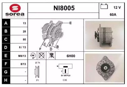 SNRA NI8005 SNRA NI8005