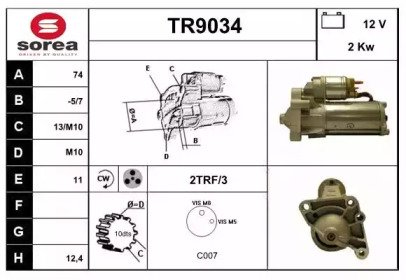 SNRA TR9034