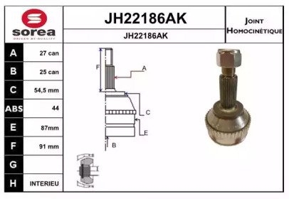 SNRA JH22186AK