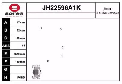 SNRA JH22596A1K