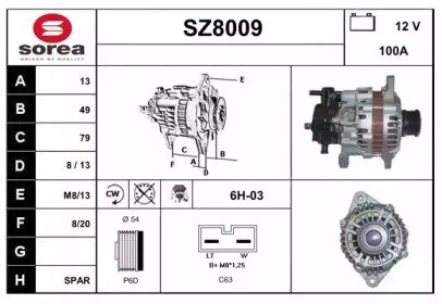 SNRA SZ8009