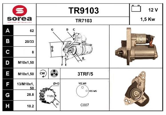 SNRA TR9103