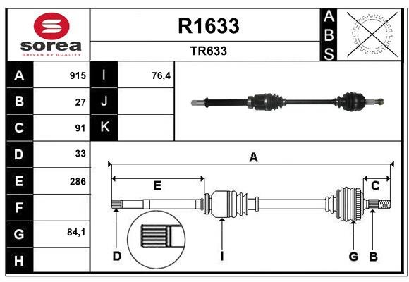 SNRA R1633 SNRA R1633
