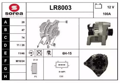 SNRA LR8003