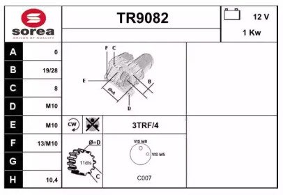 SNRA TR9082