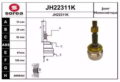 SNRA JH22311K