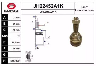 SNRA JH22452A1K