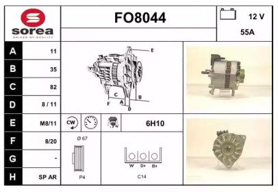 SNRA FO8044