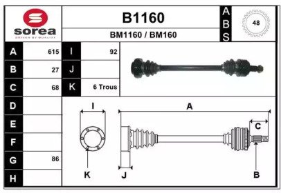 SNRA B1160