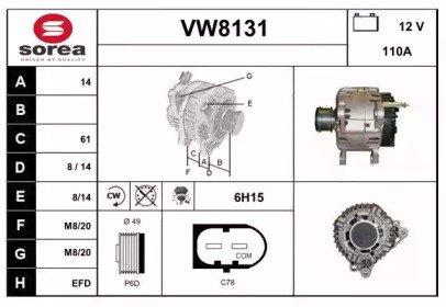 SNRA VW8131