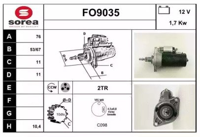 SNRA FO9035