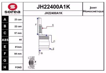 SNRA JH22400A1K