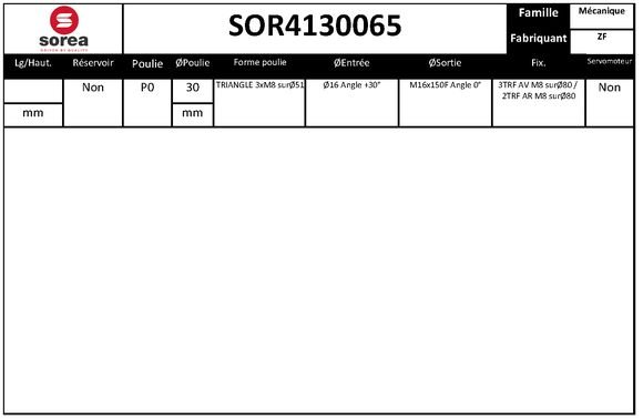 SNRA SOR4130065