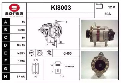 SNRA KI8003