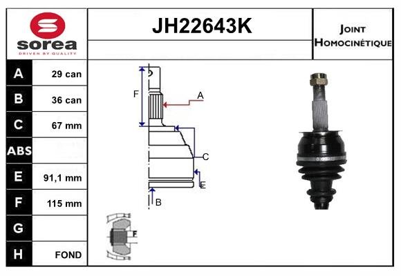 SNRA JH22643K