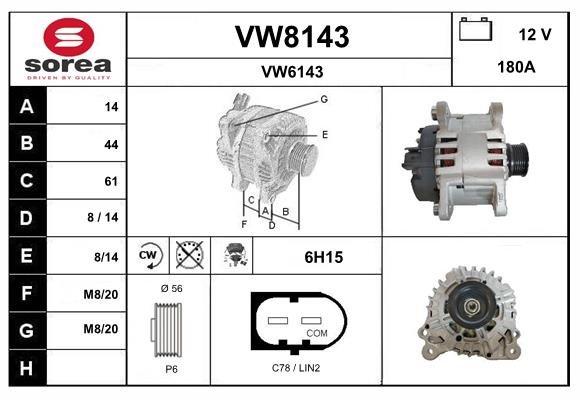 SNRA VW8143