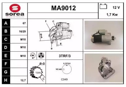 SNRA MA9012