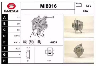 SNRA MI8016