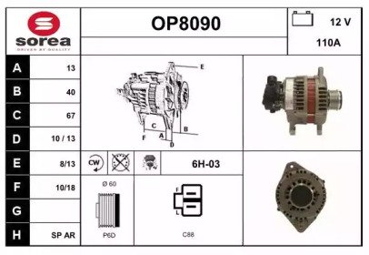 SNRA OP8090